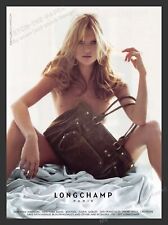 Longchamp Paris Fashion Model Kate Moss 2000s Print Advertisement Ad 2006 picture