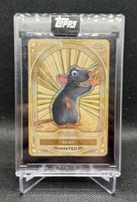 2025 Topps Disney Mint Encased Card #99 Remy Gold Black Wave /10 SSP Ratatouille picture