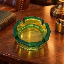 vintage Mid-Century Modern (MCM) Blenko Art Glass ashtray picture