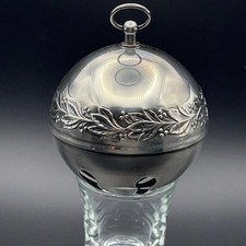 1971 Wallace Sleigh Bell Silver Plate First Annual Vintage Ornament picture
