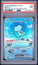 MINT PSA 9 - Mew EX 232/091 (Bubble mew) - Paldean Fates picture