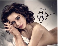 Emilia Clarke Signed 8x10 Photo UACC COA + Date, Location, & Event Details picture