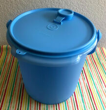 Tupperware Bucket with Handle Light Blue 5qt New picture