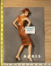 Akris Fashions Orange Dress Scene 2008 Campaign Print Advertisement picture