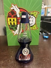 Crush Glass UV Lava Lamp Water show Water Pipe Brand New *Rare Vintage picture