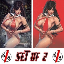 🔥🦇 VAMPIRELLA 675 CEDRIC POULAT 616 Comics Virgin Variant Set LTD 500 picture