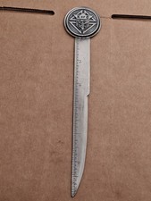 Vintage Knights Of Columbus K Of C Letter Opener Ruler picture