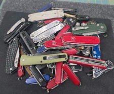 Large Lot  Crkt Gerber Victorinox Leatherman Kershaw Multi-Tools 9.43 picture