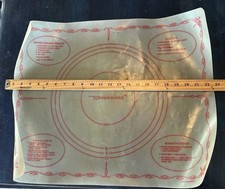 Vintage 1965 Tupperware PASTRY MAT Pie Tart Crust Roll Dough Dart  22x18 picture