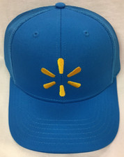 Walmart Spark Light Blue Embroidered Cotton/ Mesh Cap Adjustable BRAND NEW picture