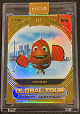 2025 Topps Disney Pixar Finding Nemo Marlin Global Tour 1/1 picture