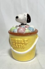 Vintage Peanuts Snoopy bubble bath porcelain 1966 Japan  picture