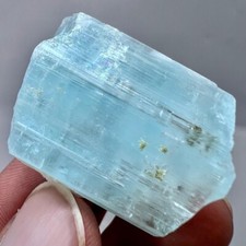 24 Gm Gorgeous Unique Color Natural Rare Aquamarine Crystal Specimen~Pakistan picture