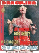 Draculina Magazine #17 1993: Jim Wynorski, Cathy Tavel, Todd Sheets, Damselvis picture