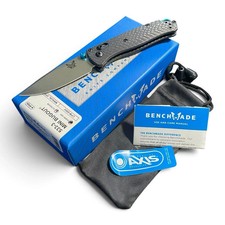 Benchmade 533-3 Mini Bugout CPM-S90V Plain Edge Knife Carbon Fiber Handle picture