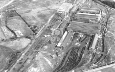 1923 Aerial View Big Four Railroad Shops Beech Grove Indiana IN - Reprint picture