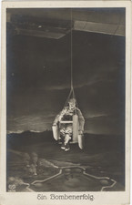 WWI 1915 German Ein Bombenerfolg Satirical Aviation Postcard Postally Used picture