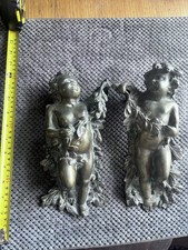 Signed 19th Century French Bronze Putti Antique 1885 RARE original, $2000 retail picture