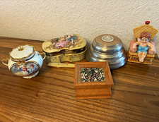5 music box lot. All work. See pictures and read description before purchase picture
