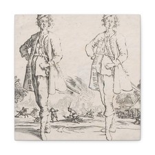 Jacques Callot - Le Turc Vu de Face, La Main Droite Posée - Canvas Wall Art picture