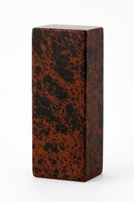 Natural Mahogany Obsidian 500-600 CT Slice | Rough Gemstone Slice picture