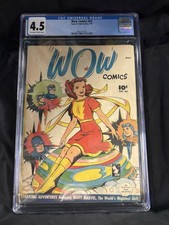 WOW COMICS #43 CGC 4.5 OWTWP 1946 FAWCETT PUBLICATIONS MARY MARVEL picture