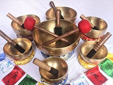 Chakra Healing Tibetan Singing Bowl - Set of 7 - Hand Hammered Tibetan Meditatio picture