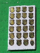 LOT OF 23 HATS PINS US DOD AS PICTURED INCLUDES THE BRASS ATTACHMENTS. picture