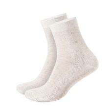 FlaxSox Thin Breathable Organic Linen Socks for Women, Pack of 3 (Medium), Grey picture
