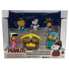 Peanuts Nativity Figures Deluxe Set Christmas Display 1 Pack New picture