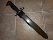 Vintage post WWII era ENS US 10 inch M1 Garand bayonet and scabbard  picture