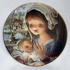 Juan Ferrandiz Schmid Avian Mother Child Collector Plate 9.75 Inch Decorative picture