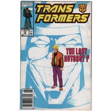 Transformers #79 Newsstand Variant UPC 2nd to Last Issue 1 80 Marvel Comic picture