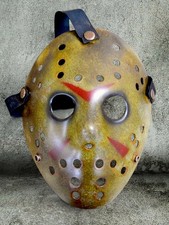   Adult HORROR MOVIE MASK - Jason Voorhees Dark Hockey Mask Friday the 13th  picture