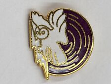Japan Style Round Shaped Lapel Pin With White Owl Bird Brooch picture