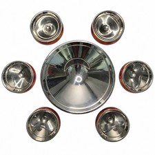 GOTTINGHEN Macedonia Ice Cream Set Design F. Tibaldo Vintage Steel Resin 7 Pcs picture