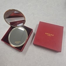 GUCCI Parfums Gold Compact Double Sided Mirror picture