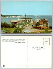 Southwest Harbor Maine Addison Packing Company US Coast Guard Depot Postcard picture