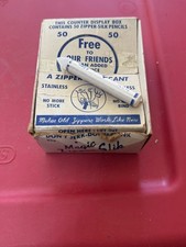 Vintage Lubricant Zipper Pencils - Approx 35 picture