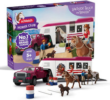Schleich Horse Club - 119Pc Lakeside Truck And Trailer - Kids 5+ | 42705 picture