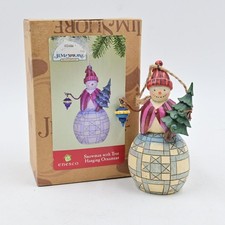 Enesco Jim Shore Snowman With Tree 2009 New In Box picture