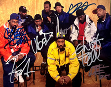 Wu-Tang Clan Signed (x7 members) Signed 8x10