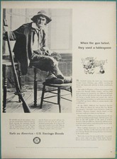 Print Ad Safe As America U.S. Savings Bonds Vintage 1960s Promotional Advertisem picture