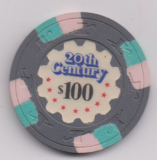 20th Century $100 Chip - Las Vegas picture