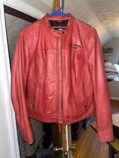 womens leather harley davidson jacket size medium picture