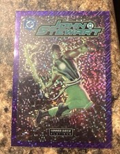 2026 UD DC Platinum PURPLE PIXELS COVER VARIANT JOHN STEWART GREEN LANTERN 03/35 picture