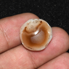 Authentic Ancient Tibetan Himalayan Agate Stone Bead in good Condition picture