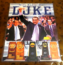 Mike Krzyzewski Coach K signed autographed photo Duke University Blue Devils picture