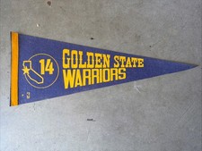 Vintage 1970s GOLDEN STATE WARRIORS Full Size Pennant NBA Basketball picture