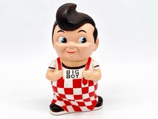 Vintage 1970s Big Boy Restaurant Coin Bank 9.5” Korea Rubber Vinyl Advertising picture